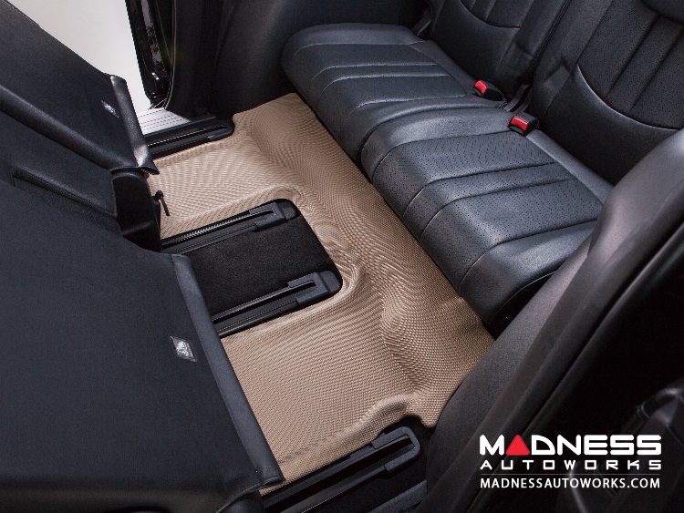 Audi Q7 Floor Mat 3rd Row Tan by 3D MAXpider (20072015) MADNESS